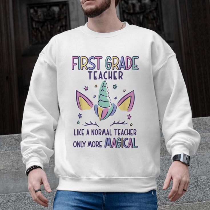 First Grade Teacher Definition Men Graphic Sweatshirt