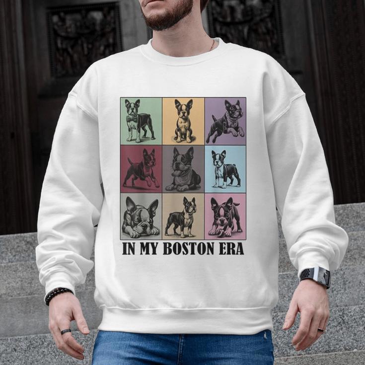 Funny Boston Terrier Quote In My Boston Terrier Era Cool Dog Men Women Men Graphic Sweatshirt