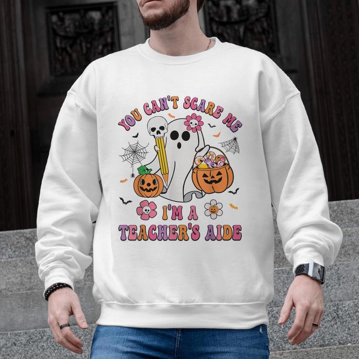 Halloween You Can't Scare Me I'm A School Teacher's Aide Men Graphic Sweatshirt