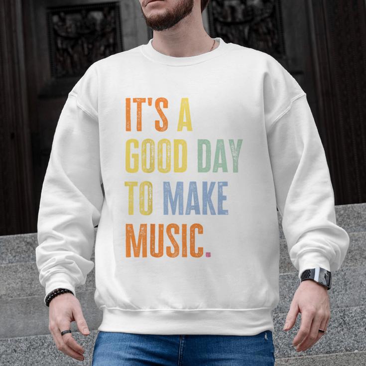 It's A Good Day To Make Music Music Lover Teacher Men Graphic Sweatshirt