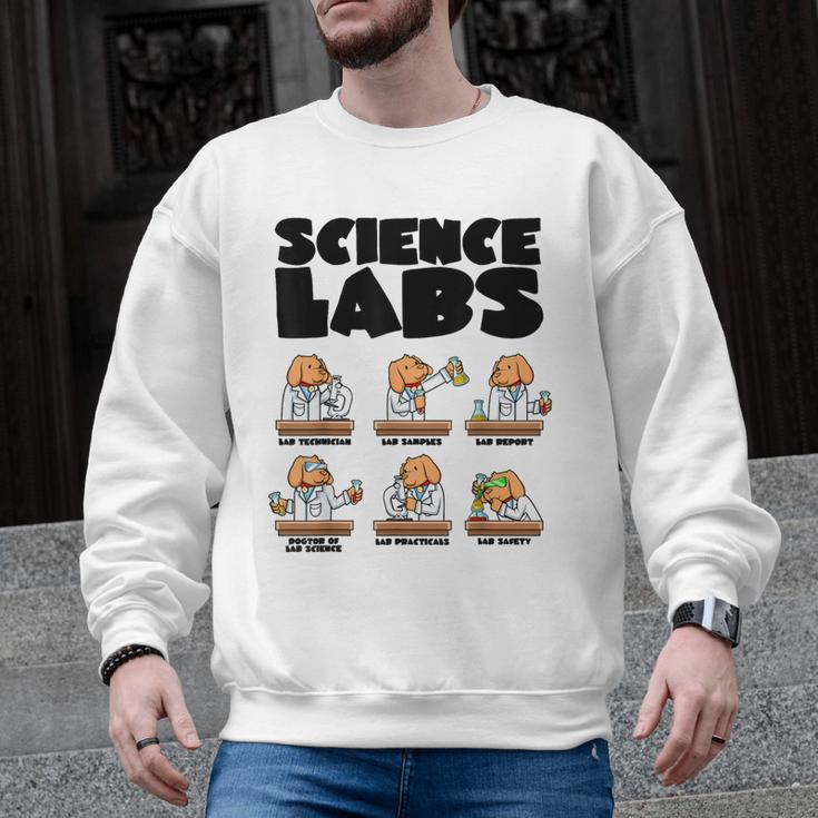 Labrador Retriever Science Labs Dog Lover Teacher Men Graphic Sweatshirt