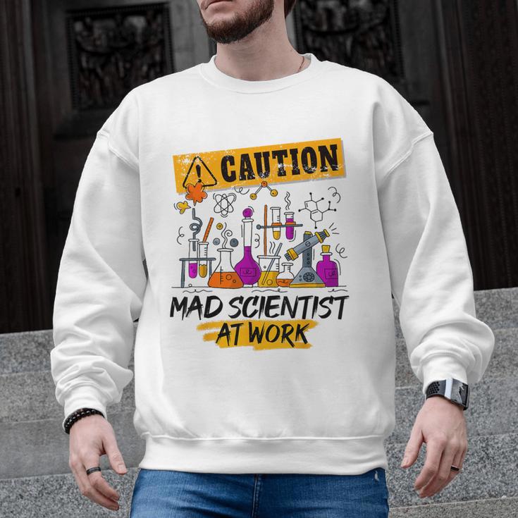 Mad Scientist Halloween Costume Science Teacher Men Graphic Sweatshirt