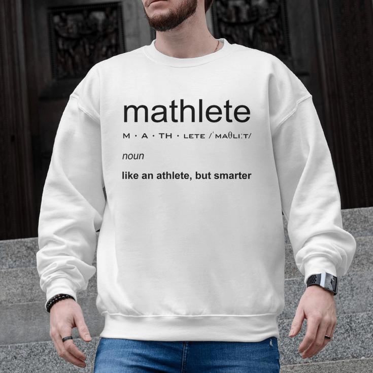 Mathlete Definition Math Math Teacher Nerd Geek Men Women Girls Kids Men Graphic Sweatshirt