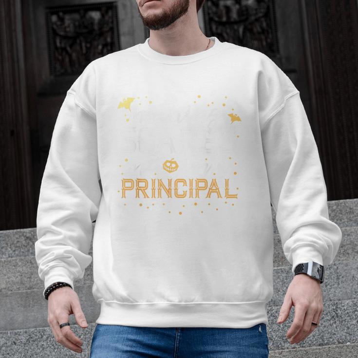 Nothing Scares Me I'm A Principal Teacher Halloween School For Men Women Kids Men Graphic Sweatshirt