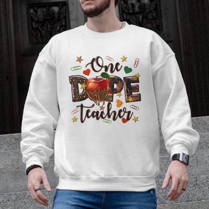 One Dope Teacher Men Graphic Sweatshirt