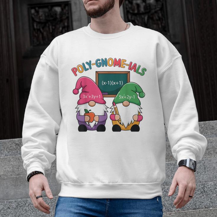 Poly-Gnome-Ials Algebra Teacher Calcul Teacher Men Graphic Sweatshirt