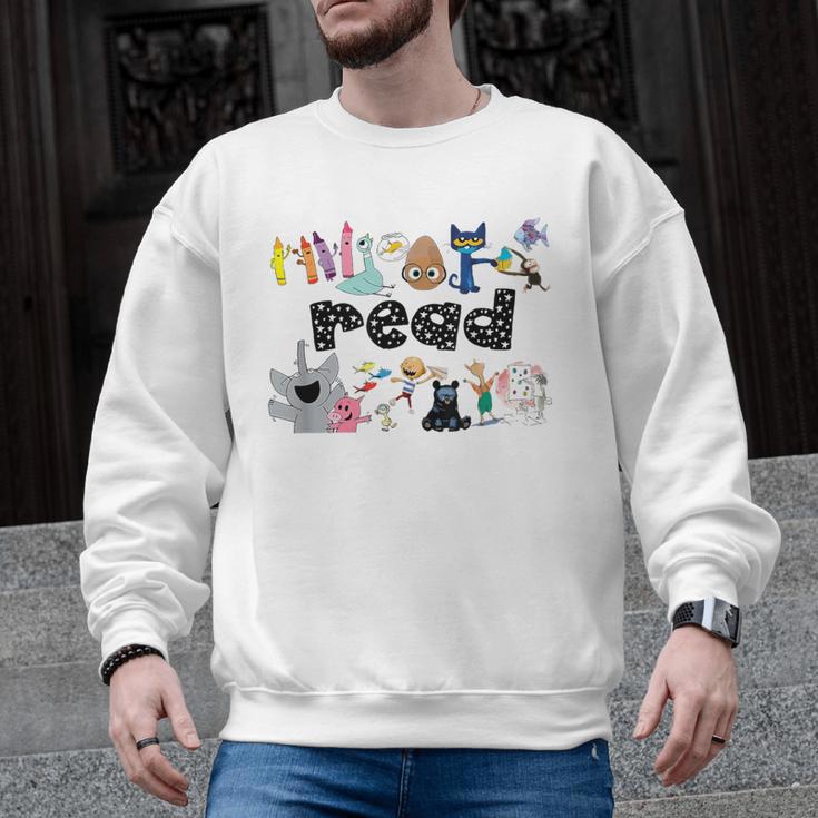 Read Children's Books Teacher Men Graphic Sweatshirt