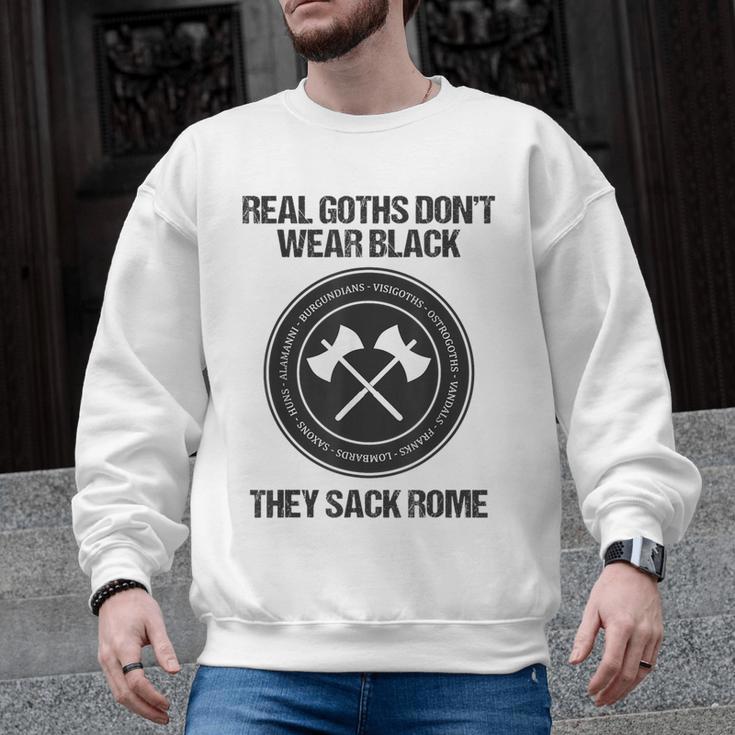 Real Goths Sack Rome History Teacher Men Graphic Sweatshirt