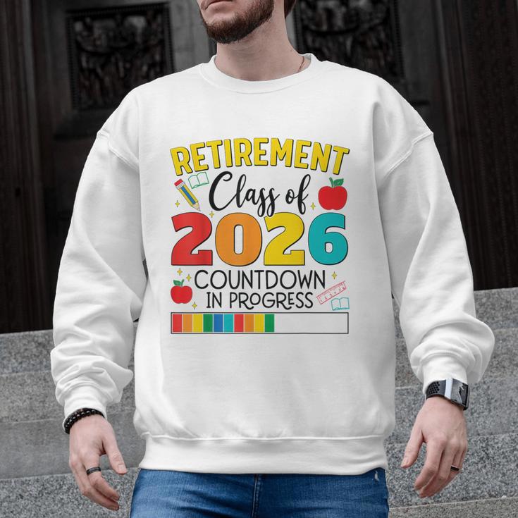 Retirement Class Of 2026 Countdown In Progress Teacher Men Graphic Sweatshirt