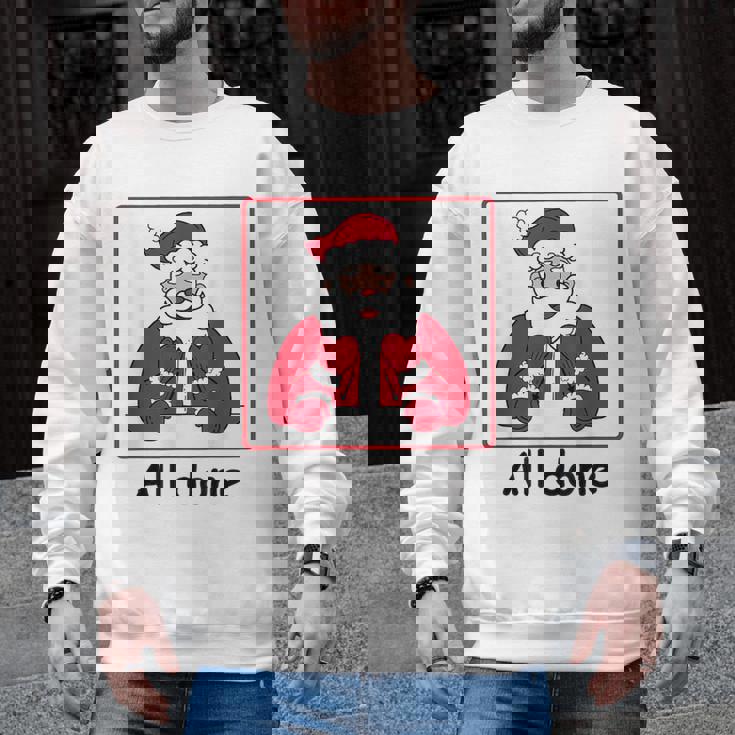 Retro All Done Christmas Special Ed Teacher Team Santa Women Men Graphic Sweatshirt