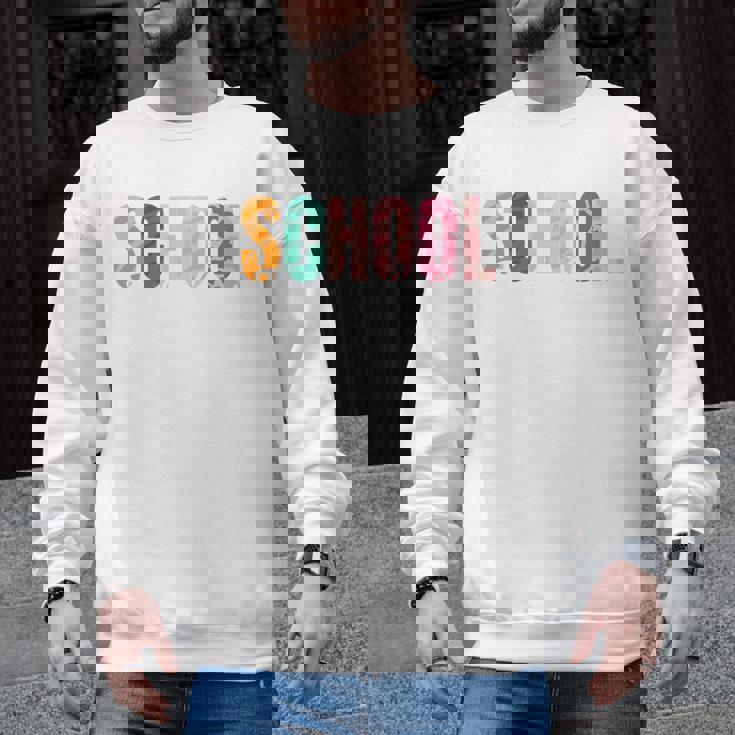 School Psychologist Rainbow Psychology Teacher Men Graphic Sweatshirt