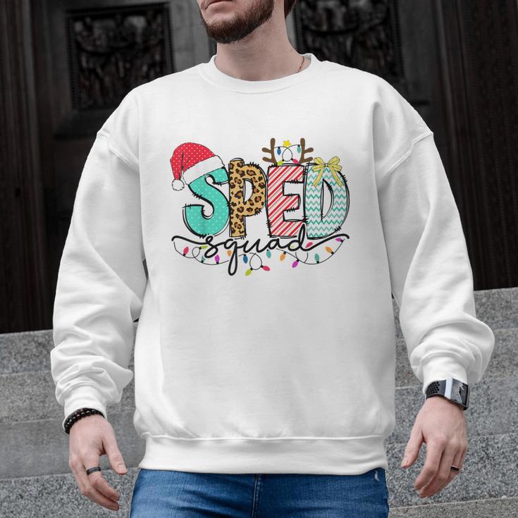 SPED Squad Special Education Teacher Autism Christmas Women Men Graphic Sweatshirt