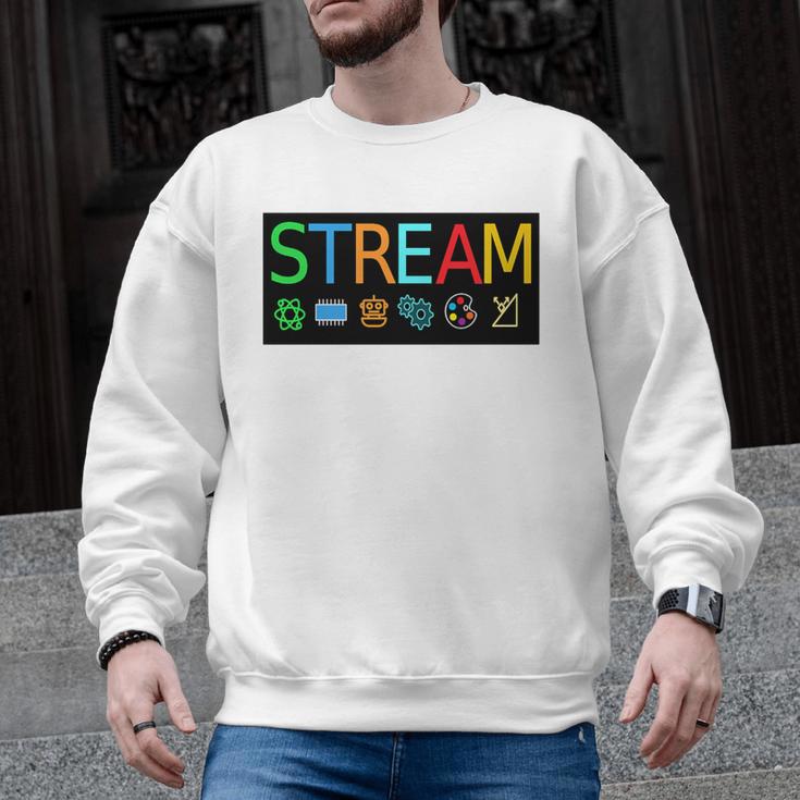 Stream Technology Robotics Shirt For Teachers And Students Premium Tri-Blend Men Graphic Sweatshirt