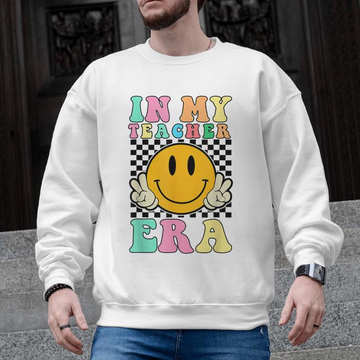 In My Teacher Era Retro Back To School Teacher Student Men Graphic Sweatshirt