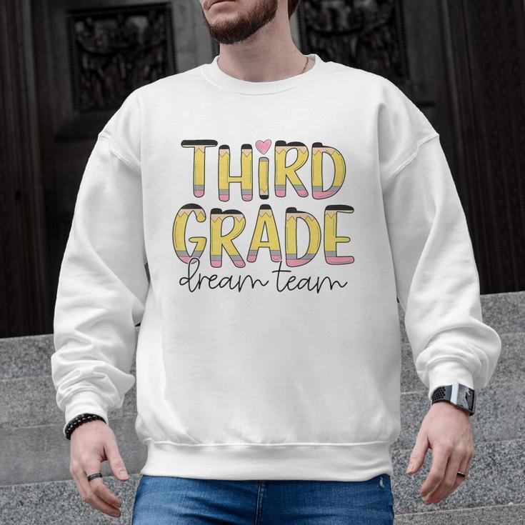 Third Grade Dream Team 3rd Grade Teacher Back To School Kids Men Graphic Sweatshirt