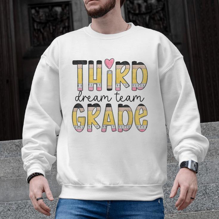 Third Grade Dream Team Back To School 3rd Grade Teacher Men Graphic Sweatshirt