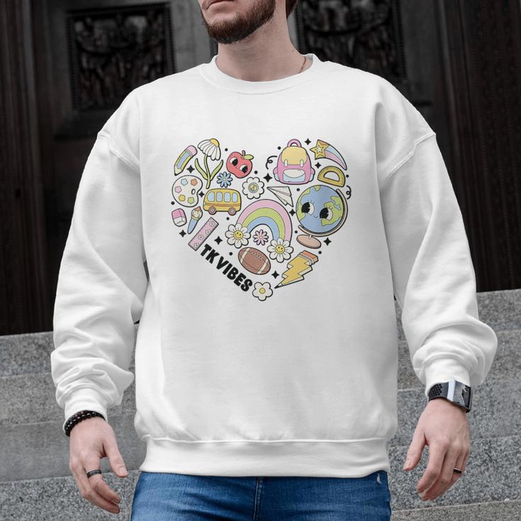 TK Vibes Back To School TK Kid Girl TK Team TK Teacher Women Men Graphic Sweatshirt
