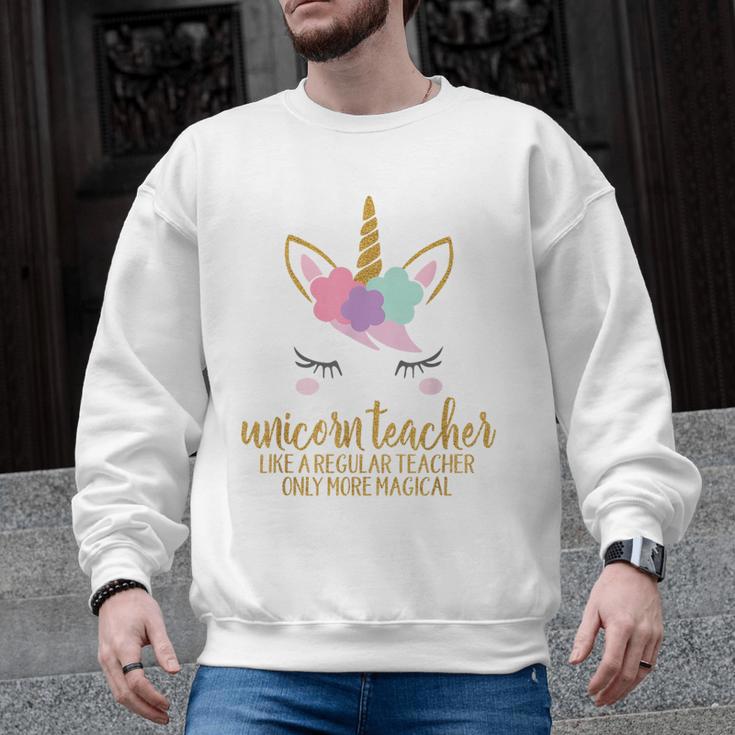 Unicorn Teacher Shirt For Women School Teacher Men Graphic Sweatshirt