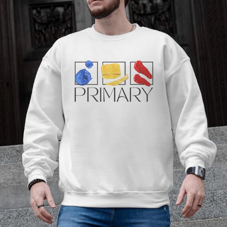 Women Art Teacher Back To School Artist Primary Color Theory Men Graphic Sweatshirt