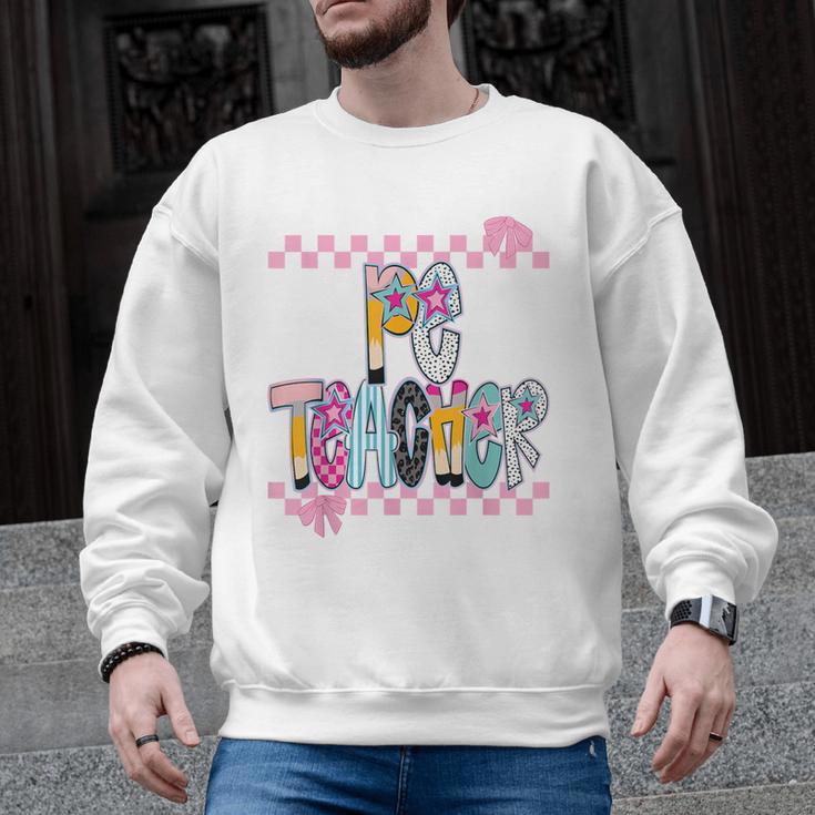 Women PE Teacher Back To School Physical Education Teacher Men Graphic Sweatshirt