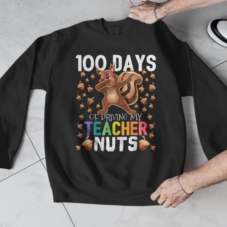 100 Days Of Driving My Teacher Nuts Dabbing Squirrel School Men Graphic Sweatshirt, funny design 100 Days Of Driving My Teacher Nuts Dabbing Squirrel School Men Graphic Sweatshirt, funny design