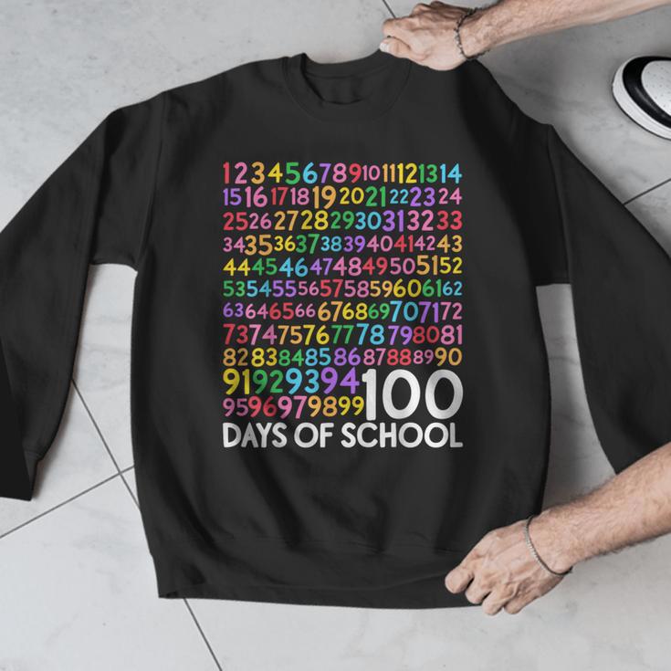 100th Day Of School Teacher Kids 100 Days Math Numbers Men Graphic Sweatshirt, funny design