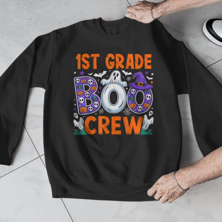 1st Grade Boo Crew First Grade Teacher Kids Happy Halloween Men Graphic Sweatshirt, First Grade Teacher Gifts, funny design 1st Grade Boo Crew First Grade Teacher Kids Happy Halloween Men Graphic Sweatshirt, First Grade Teacher Gifts, funny design