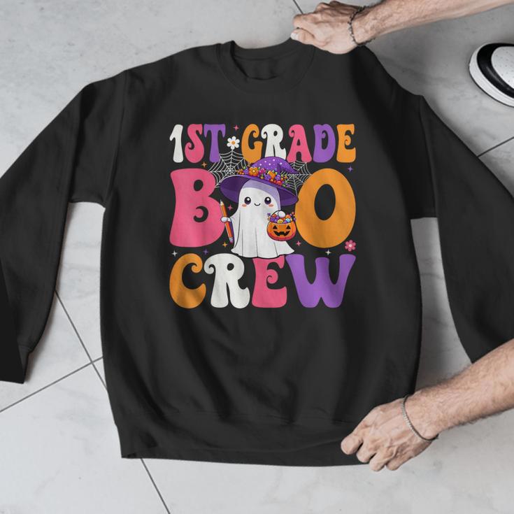 1st Grade Boo Crew Halloween First Grade Halloween Teacher Men Graphic Sweatshirt, First Grade Teacher Gifts, funny design 1st Grade Boo Crew Halloween First Grade Halloween Teacher Men Graphic Sweatshirt, First Grade Teacher Gifts, funny design