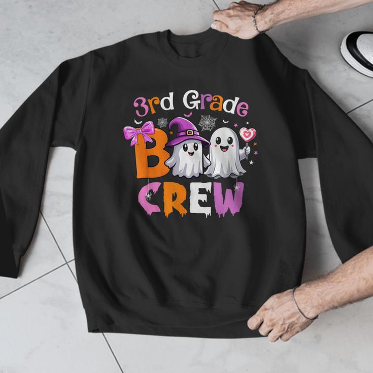 3rd Grade Boo Crew Third Grade Halloween Costume Teacher Kid Men Graphic Sweatshirt, funny design