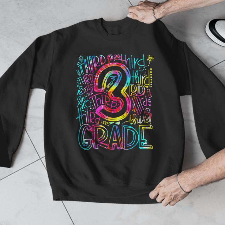 3rd Grade Typography Team Third Grade Teacher Back To School Men Graphic Sweatshirt, funny design 3rd Grade Typography Team Third Grade Teacher Back To School Men Graphic Sweatshirt, funny design