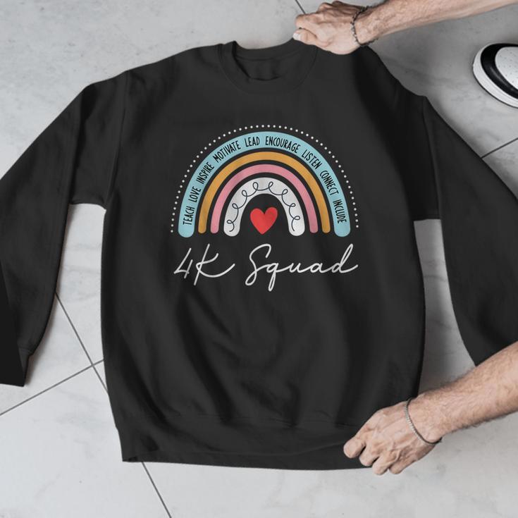 4K Squad Crew Team Teacher Kindergarten Kinder Elementary Men Graphic Sweatshirt, funny design 4K Squad Crew Team Teacher Kindergarten Kinder Elementary Men Graphic Sweatshirt, funny design
