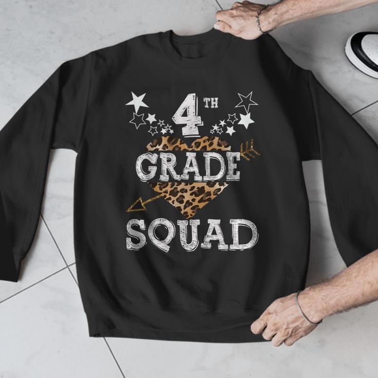 4th Grade Squad Star Team Leopard Teacher Crew Student Men Women Girls Kids Men Graphic Sweatshirt, 4th Grade Teacher Gifts, funny design 4th Grade Squad Star Team Leopard Teacher Crew Student Men Women Girls Kids Men Graphic Sweatshirt, 4th Grade Teacher Gifts, funny design