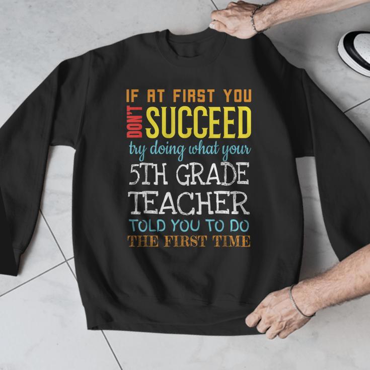 5th Grade Teacher Appreciation Men Graphic Sweatshirt, funny design