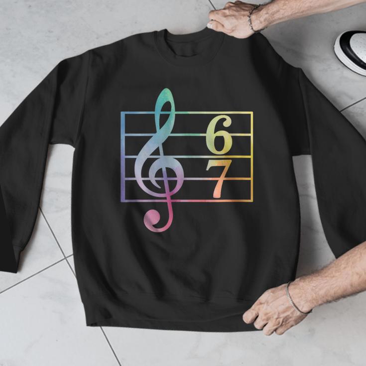 67 Music Meme Slang Six Seven Music Teacher Musician Men Graphic Sweatshirt, funny design