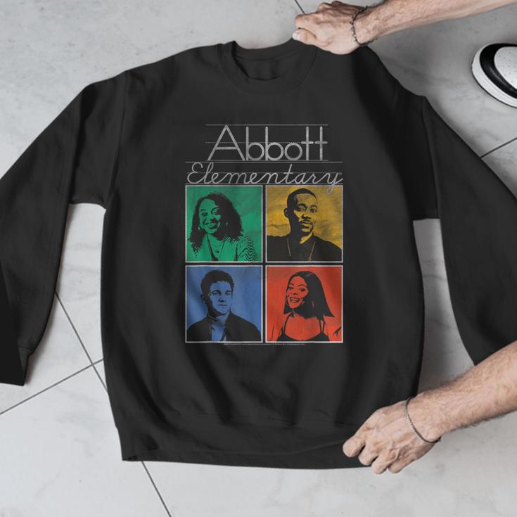 Abbott Elementary Colorful Pop Art Teachers TV Show Men Graphic Sweatshirt, funny design