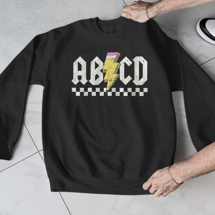 ABCD Teacher Men Graphic Sweatshirt, funny design ABCD Teacher Men Graphic Sweatshirt, funny design