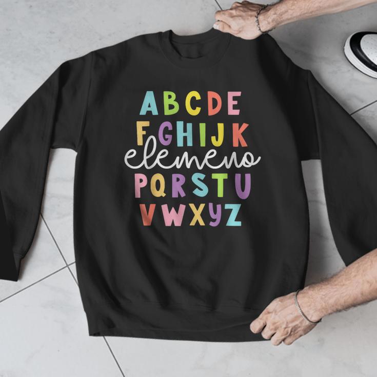 Alphabet ABC Elemeno Teacher Student Back To School Men Graphic Sweatshirt, funny design Alphabet ABC Elemeno Teacher Student Back To School Men Graphic Sweatshirt, funny design