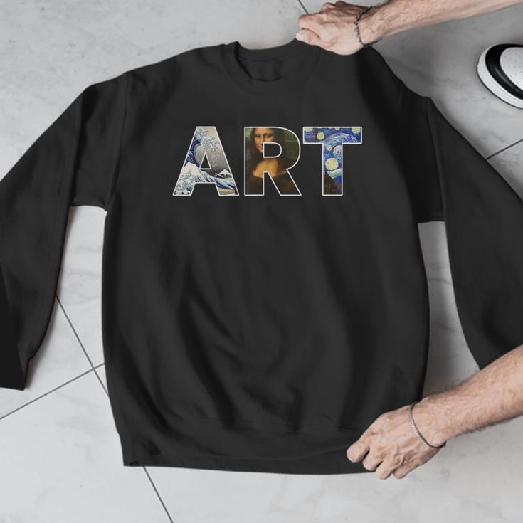 Art Artist Painting Teacher T Shirt Mona Lisa Great Wave For Men Women Men Graphic Sweatshirt, funny design Art Artist Painting Teacher T Shirt Mona Lisa Great Wave For Men Women Men Graphic Sweatshirt, funny design