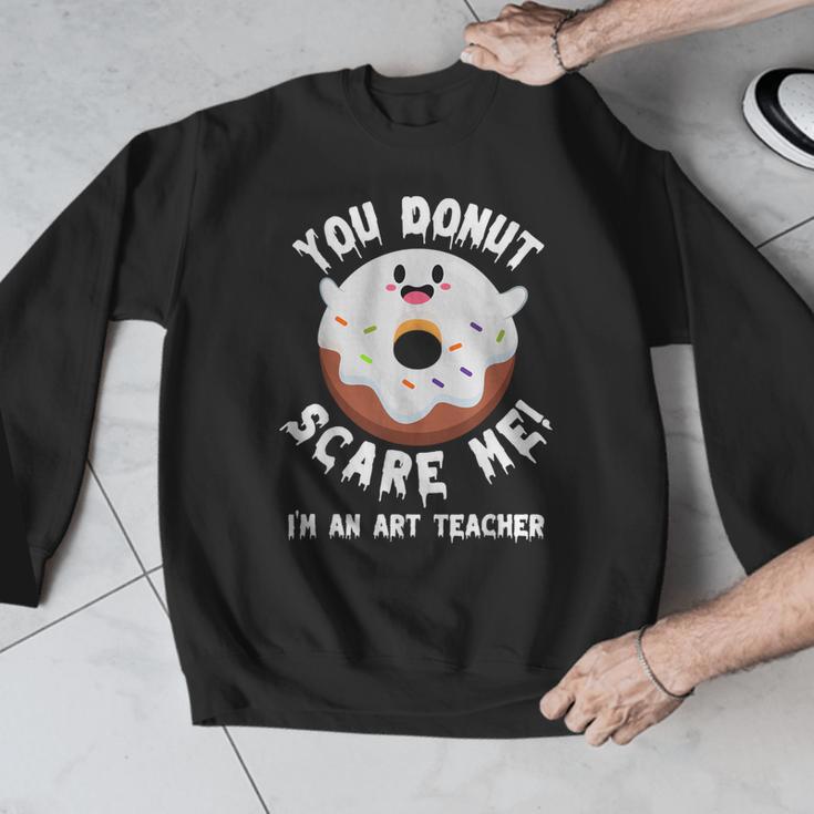 Art Teacher Halloween Donut Lover Costume Kawaii Monster Men Graphic Sweatshirt, funny design Art Teacher Halloween Donut Lover Costume Kawaii Monster Men Graphic Sweatshirt, funny design