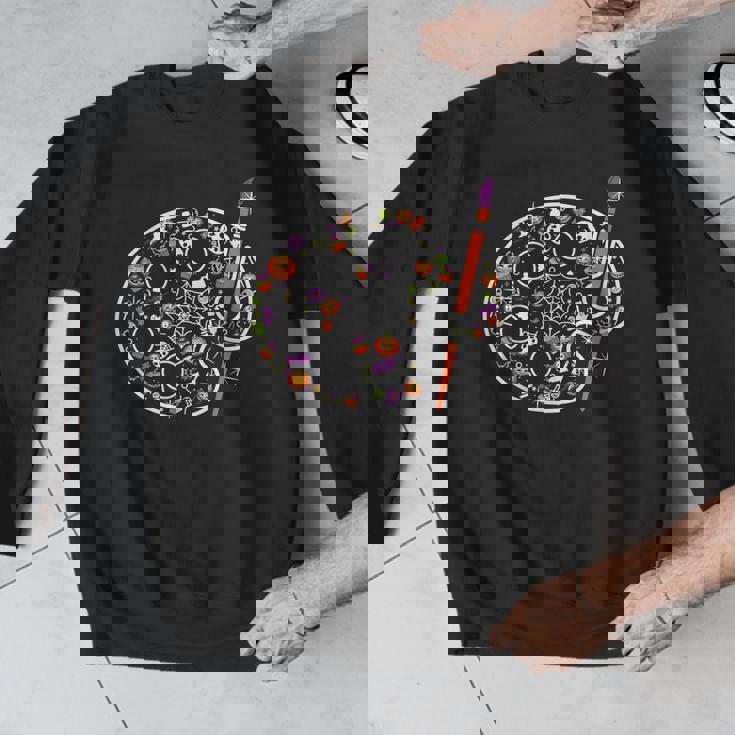 Art Teacher Pumpkin Scary Halloween Costume Men Women Men Graphic Sweatshirt, funny design