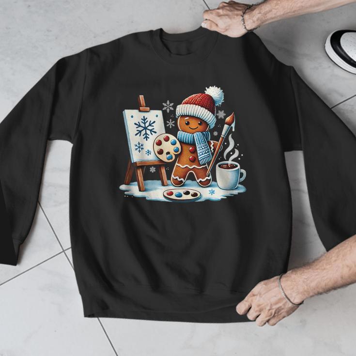 Artist Gingerbread Painter Art Teacher Student Christmas Men Graphic Sweatshirt, funny design Artist Gingerbread Painter Art Teacher Student Christmas Men Graphic Sweatshirt, funny design