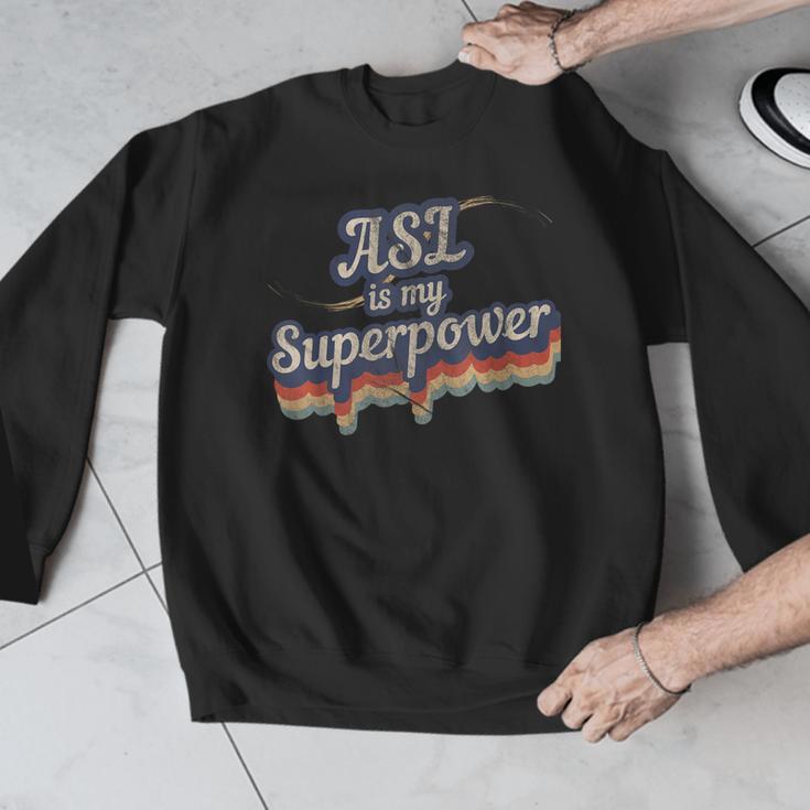ASL Is My Superpower ASL Teacher Shirt T-Shirt Men Graphic Sweatshirt, funny design ASL Is My Superpower ASL Teacher Shirt T-Shirt Men Graphic Sweatshirt, funny design