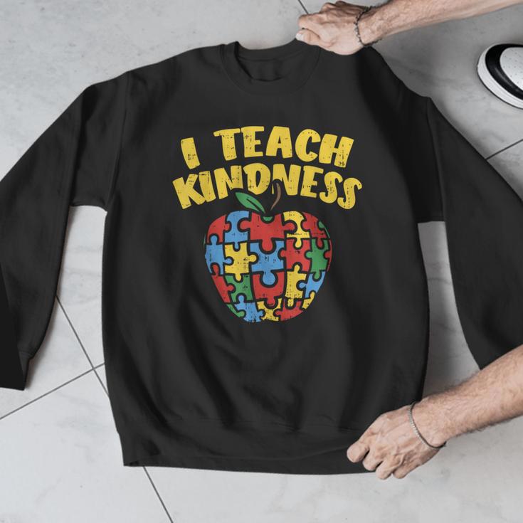 Autism Teacher Shirt I Teach Kindness Apple Puzzle Awareness Men Graphic Sweatshirt, funny design Autism Teacher Shirt I Teach Kindness Apple Puzzle Awareness Men Graphic Sweatshirt, funny design