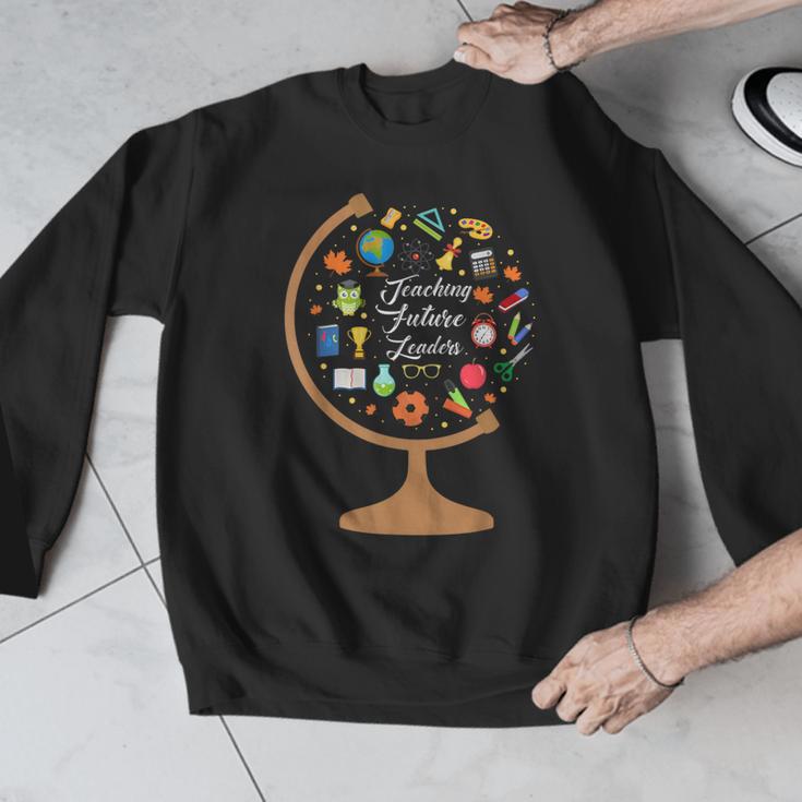 Awesome Teachers T Shirt Teaching Future Leaders Globe For Men Women Men Graphic Sweatshirt, funny design Awesome Teachers T Shirt Teaching Future Leaders Globe For Men Women Men Graphic Sweatshirt, funny design