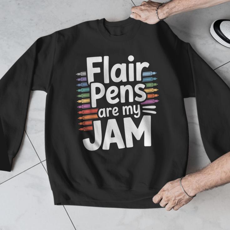 Back To School Teacher Flair Pens Are My Jam Men Graphic Sweatshirt, funny design Back To School Teacher Flair Pens Are My Jam Men Graphic Sweatshirt, funny design