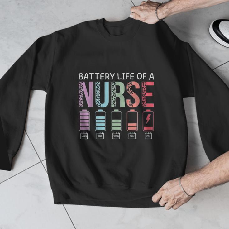 Battery Life Of A Nurse School Teacher Appreciation Men Graphic Sweatshirt, funny design Battery Life Of A Nurse School Teacher Appreciation Men Graphic Sweatshirt, funny design
