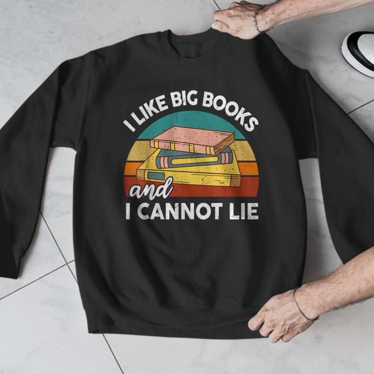 I Like Big Book Cant Lie Nerd School Librarian Teacher For Men Women Kids Men Graphic Sweatshirt, funny design