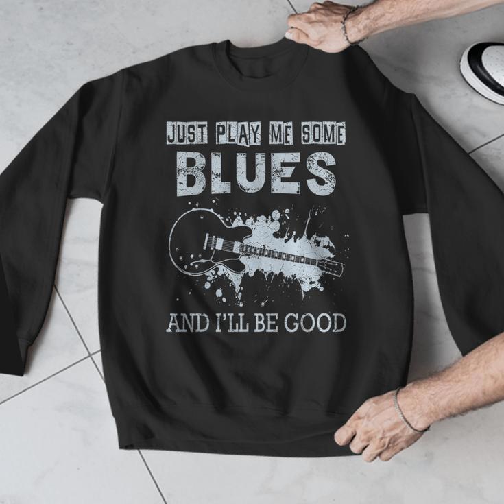Blues Music Band Lover Vintage Guitar Teacher Blues Men Graphic Sweatshirt, funny design Blues Music Band Lover Vintage Guitar Teacher Blues Men Graphic Sweatshirt, funny design
