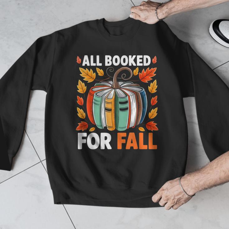 All Booked For Fall Book Pumpkin Autumn Thanksgiving Teacher Men Graphic Sweatshirt, funny design All Booked For Fall Book Pumpkin Autumn Thanksgiving Teacher Men Graphic Sweatshirt, funny design