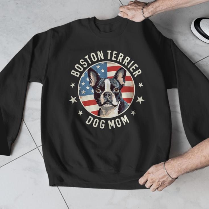 Boston Bull Terrier Women Boston Terrier Dog Mom Men Graphic Sweatshirt, Mom Gifts, Boston Terrier Mom Gifts, funny design